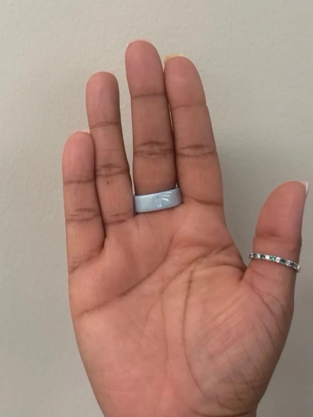Oura Ring Ceramic Size 9 Tide